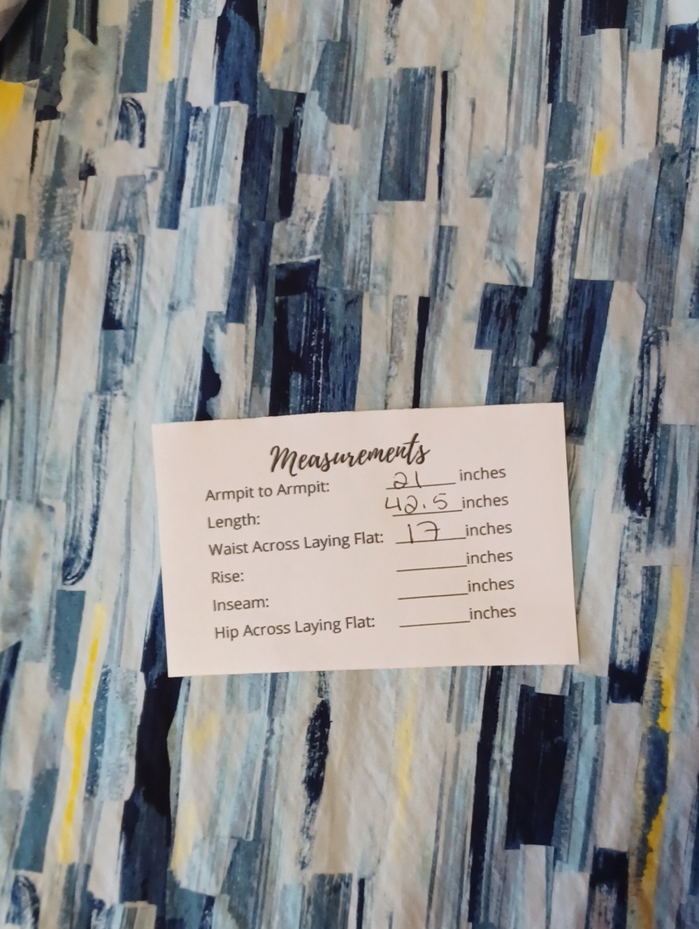 89th&Madison Short Sleeve Faux Wrap Midi Dress Pockets Sz M Elastic Waist Blue - Picture 15 of 15